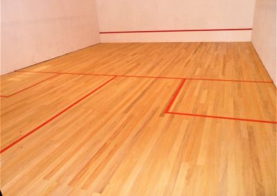 Instalación cancha de squash